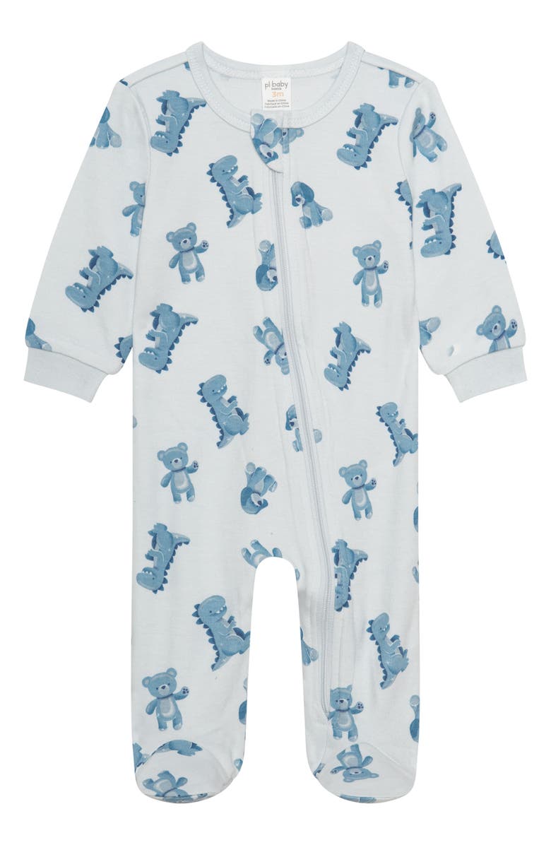 PL Baby by Petit Lem 10-Piece Layette Gift Set, Alternate, color, Light Blue Friends
