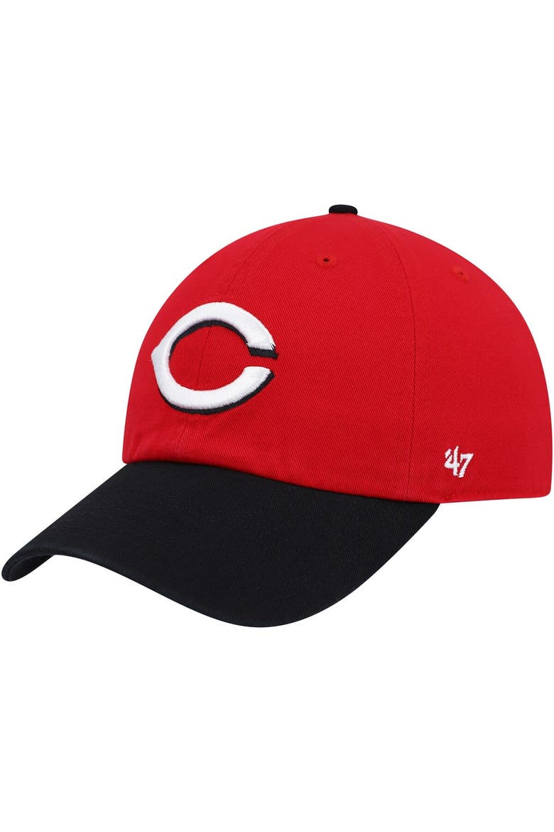 Men's '47 Red Cincinnati Reds Clean Up Adjustable Hat, Main, color, Red