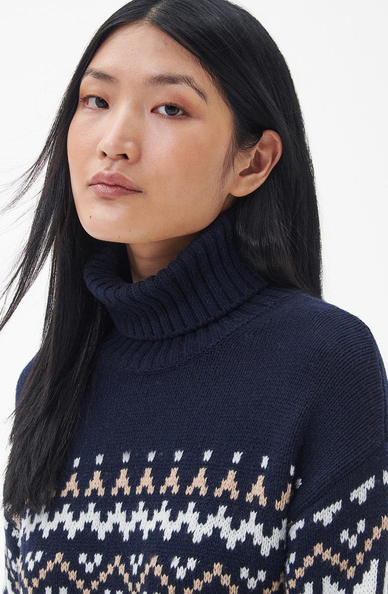 Barbour Patrisse Fair Isle Long Sleeve Sweater Dress, Alternate, color,