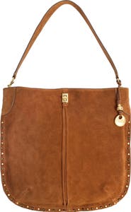 Rebecca Minkoff Slim Darren Stud & Tiger's Eye Embellished Hobo Bag