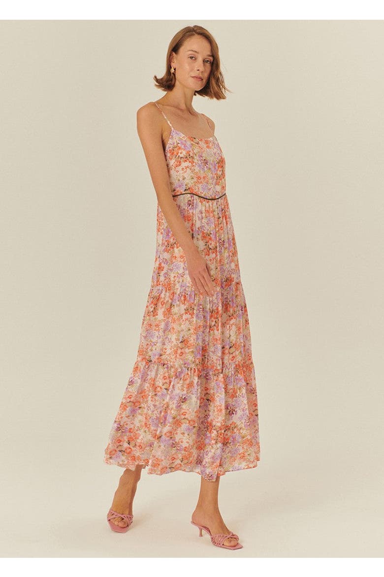 Paris Midi Dress, Alternate, color, MULTI COLOR