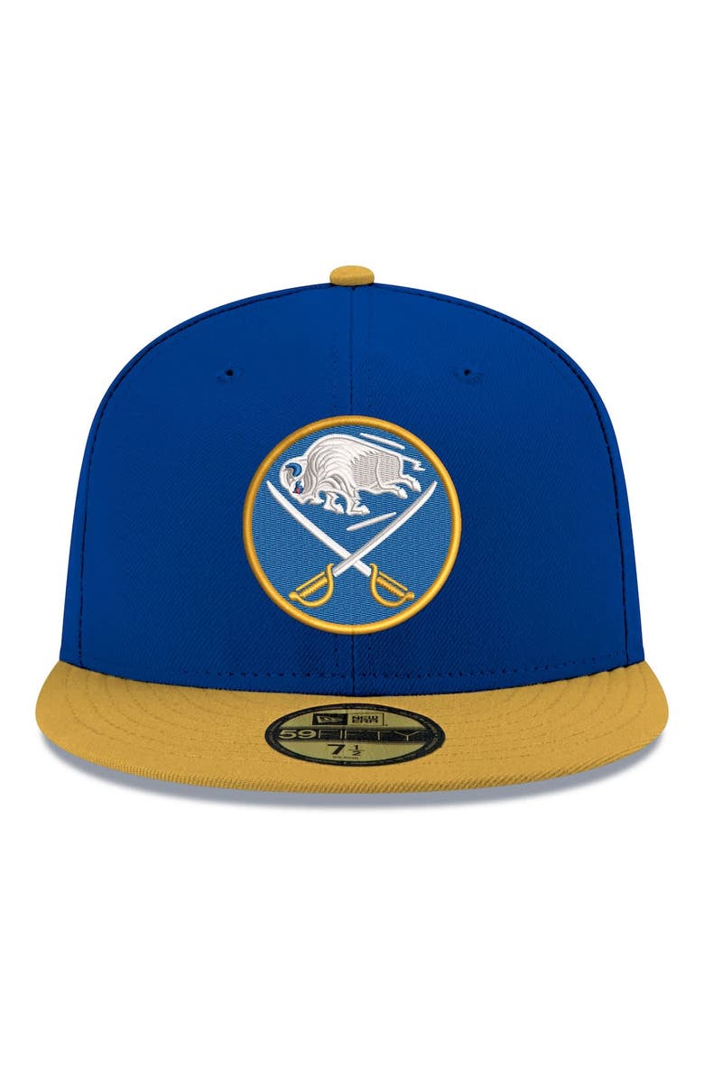 New Era Men's New Era Royal Buffalo Sabres Core Logo Two-Tone 59FIFTY Fitted Hat, Alternate, color, Royal