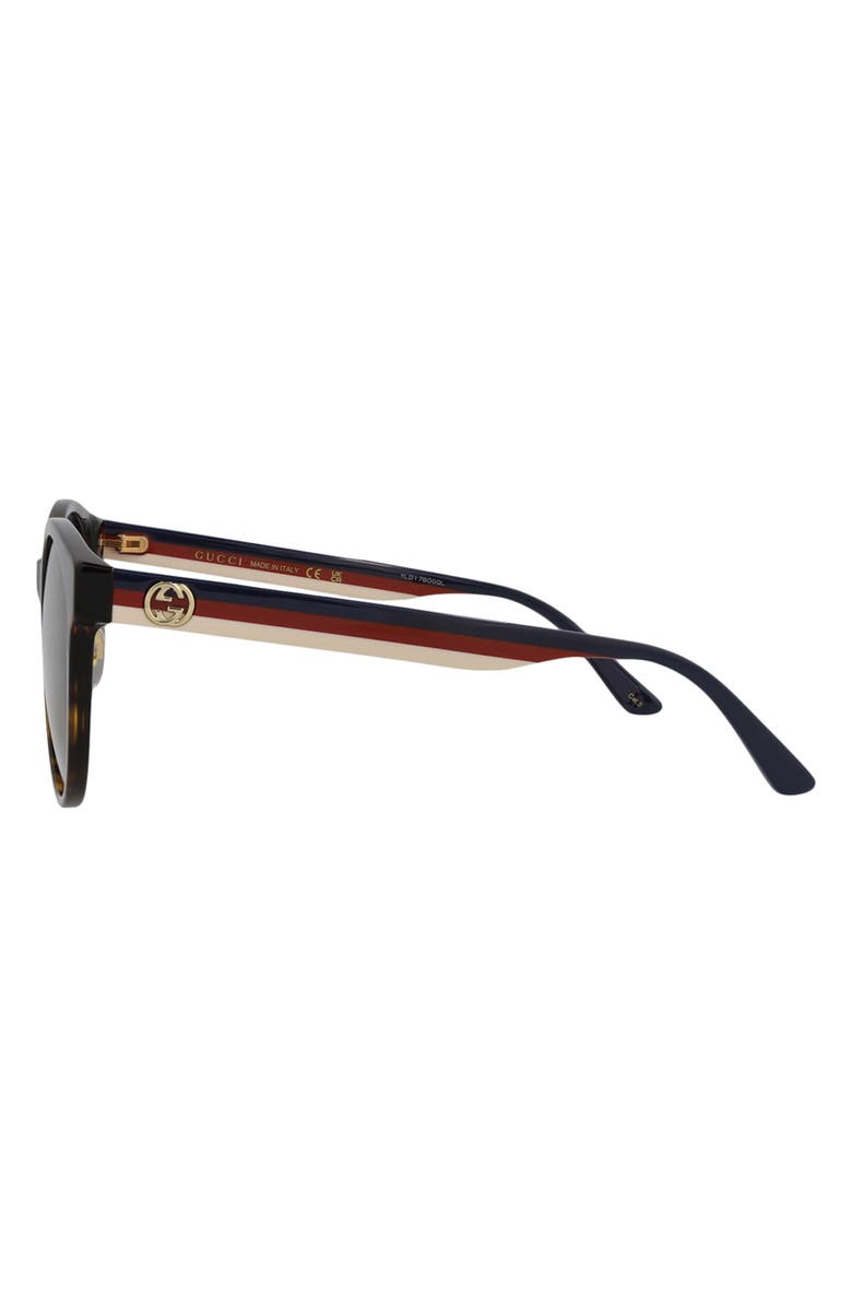 Gucci 55mm Round Sunglasses, Alternate, color, 
