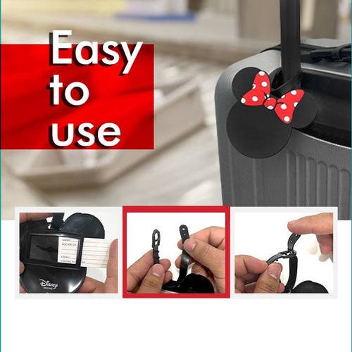 Disney Cute Luggage Tags, Set Of 4