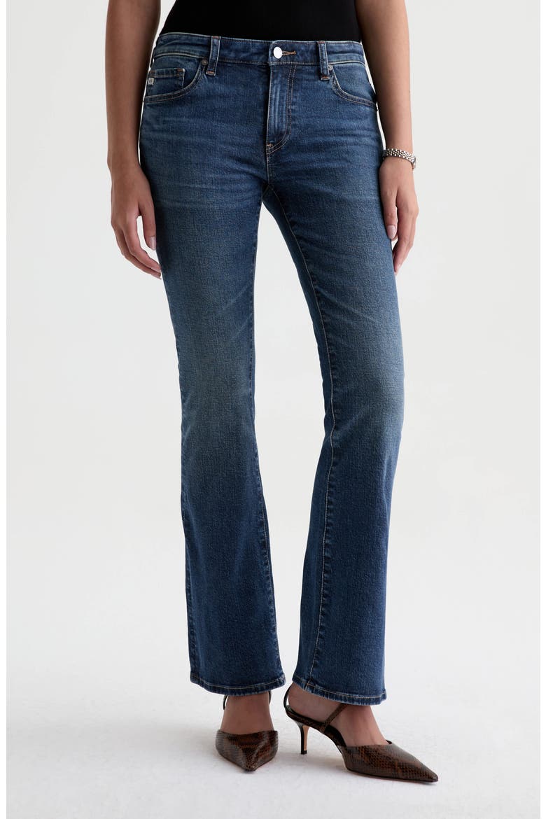 Angel Low Rise Bootcut Jeans, Main, color, DOWNBEAT