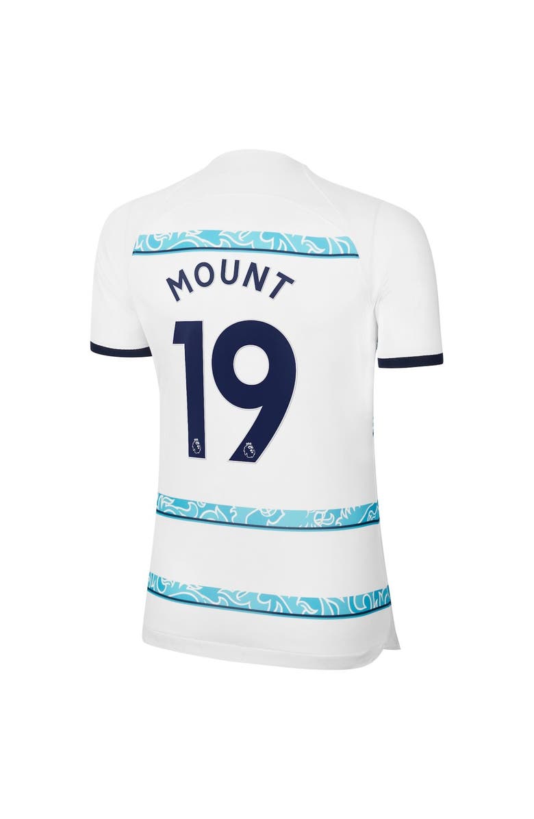 Nike Women's Nike Mason Mount White Chelsea 2022/23 Away Breathe Stadium Replica Player Jersey, Alternate, color, 