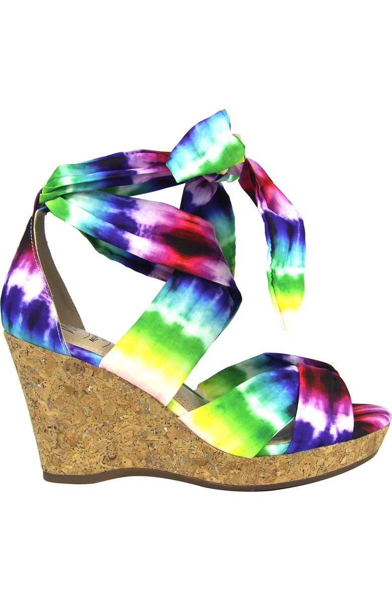 Impo Ozara Ankle Wrap Wedge Sandal, Alternate, color,
