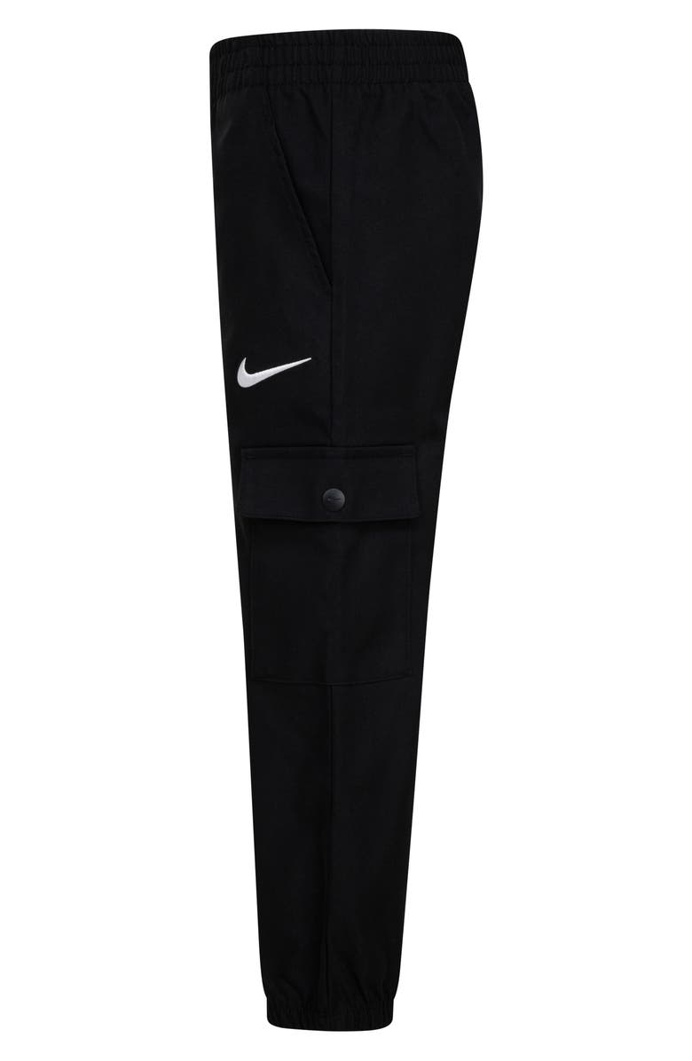 Nike Kids' Water Repellent Cargo Joggers, Alternate, color, Black