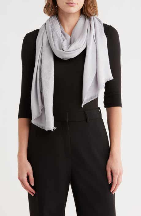 Calvin Klein Monogram Logo Pashmina Scarf