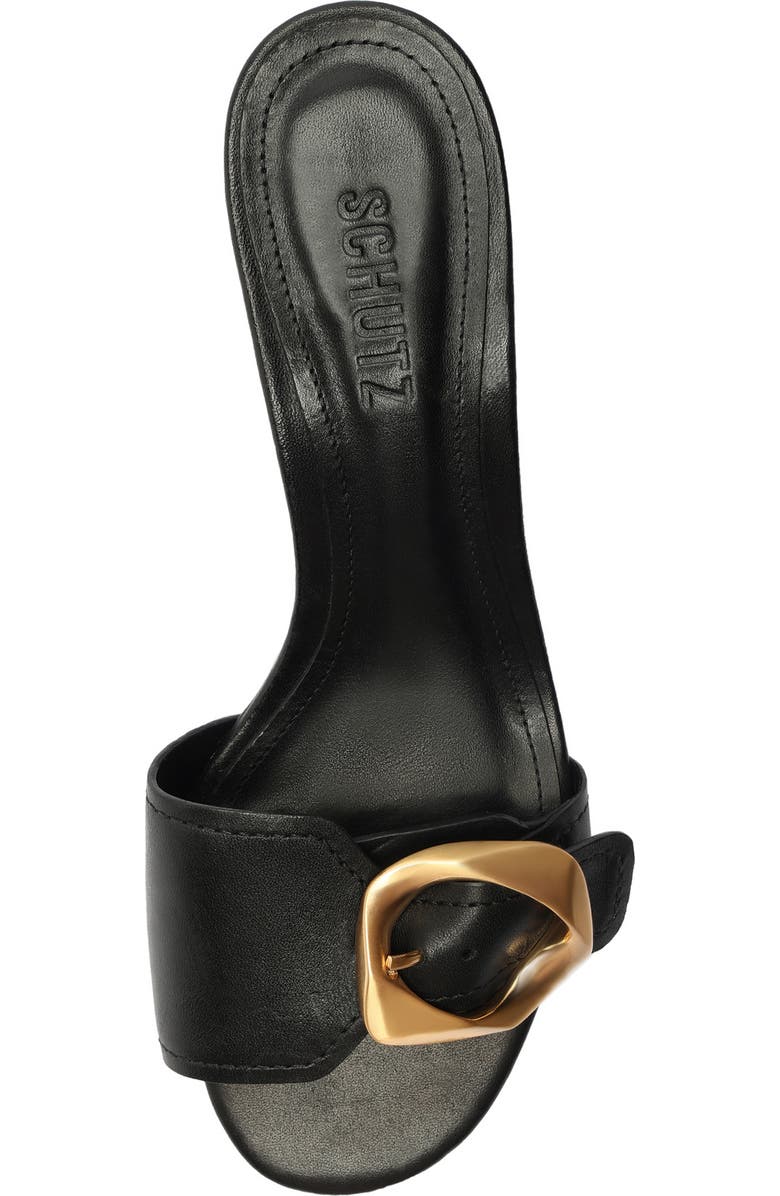 Schutz Olga Buckle Kitten Heel Sandal, Alternate, color,