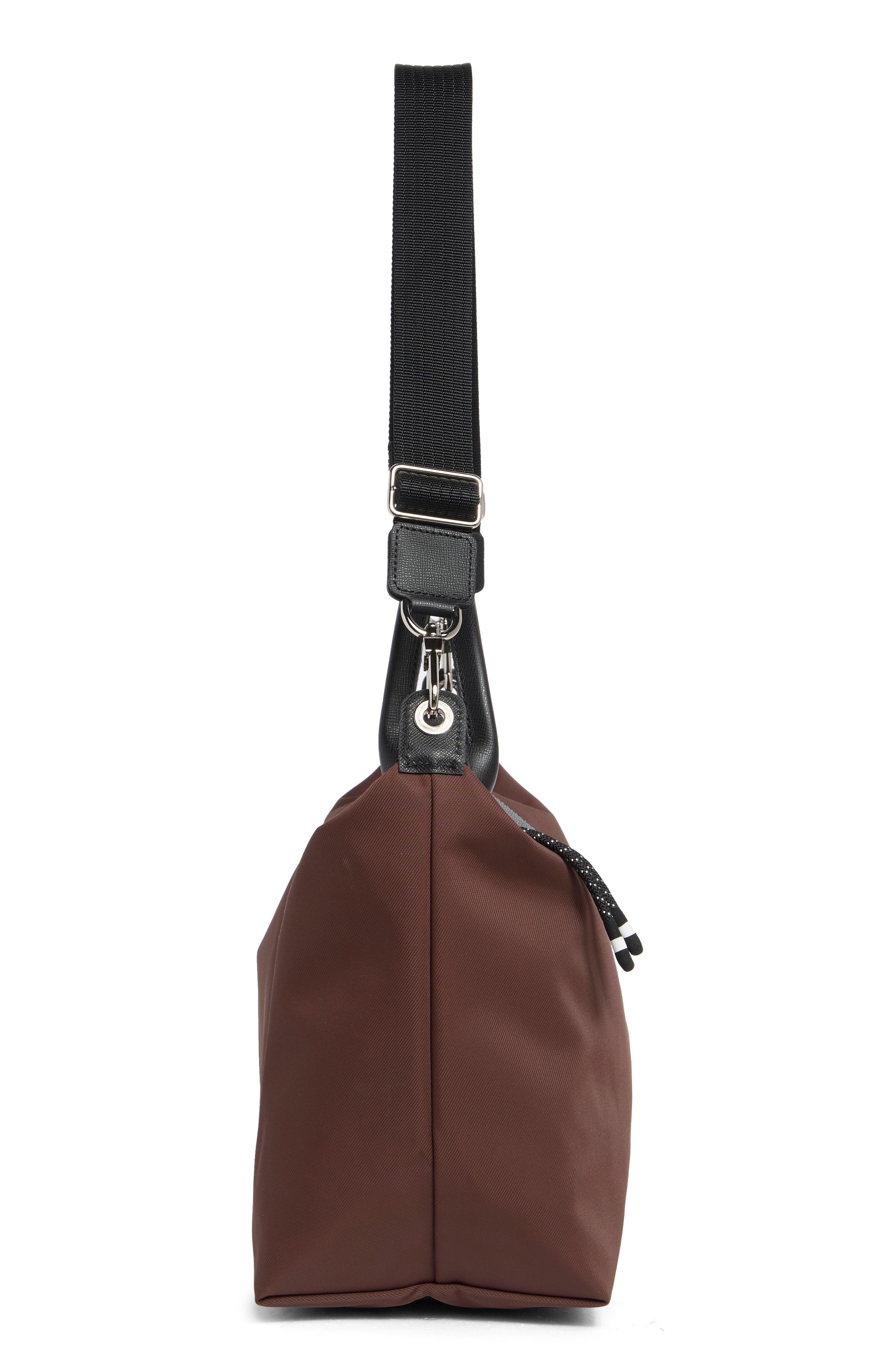 Le Pliage Energy Canvas Handbag, Alternate, color, COCOA