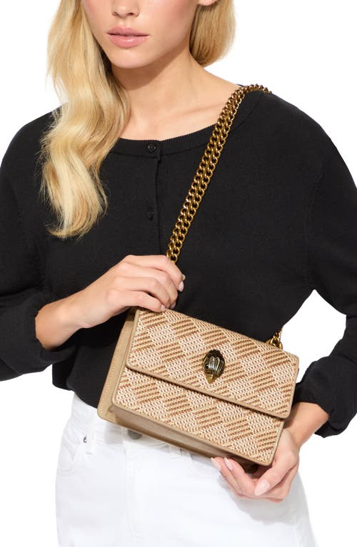 Kurt Geiger London Small Shoreditch Crossbody Bag In Open Beige