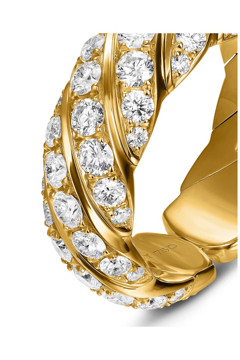 Sculpted Cable Flex Band Ring, Alternate, color, GOLD