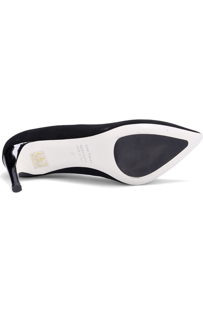 Ron White Cindy Pointed Toe Pump, Alternate, color, Onyx Suede