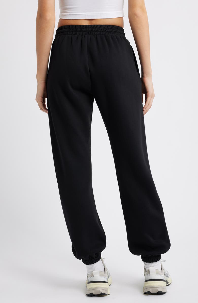 Princess Polly BRANDED SWEAT P, Alternate, color, Black