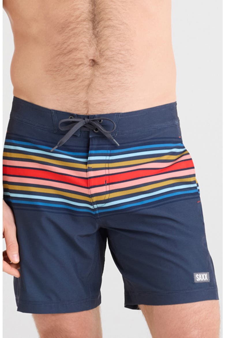 Betawave 2-in-1 5-Inch Board Shorts, Main, color, HORIZON STRIPE-MARITIME