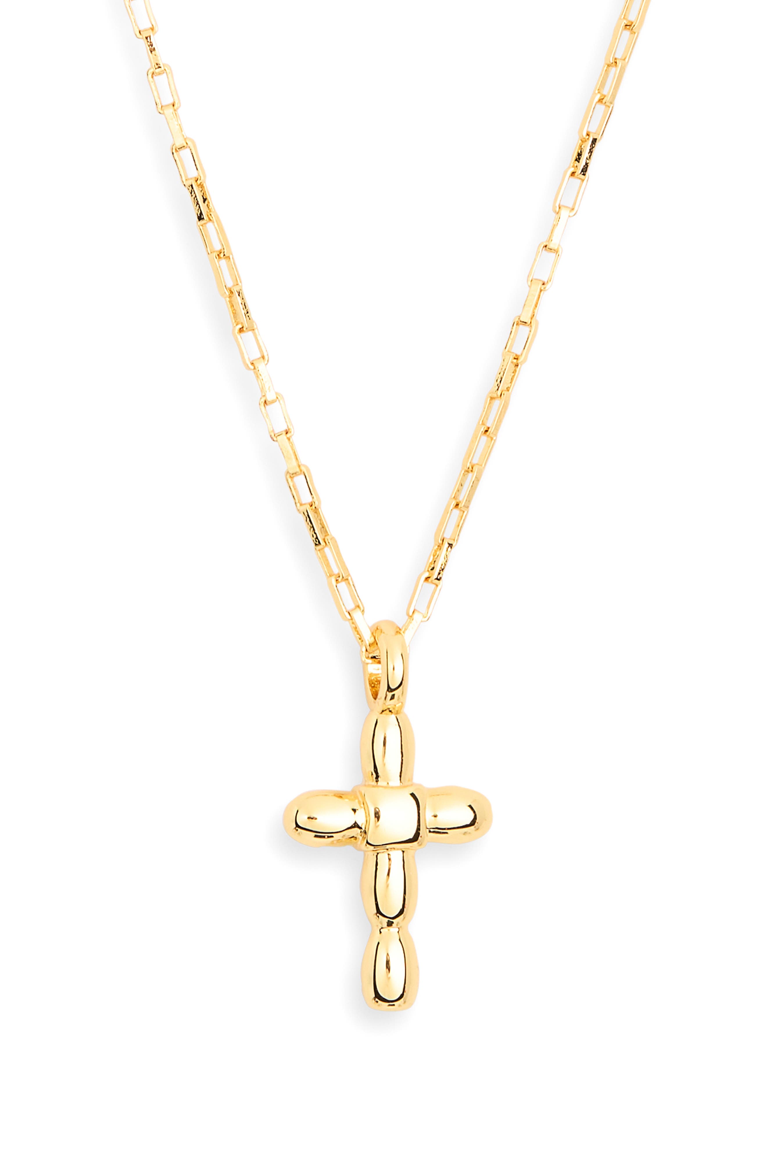 NORDSTROM RACK Bubble Cross Pendant Necklace