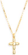 NORDSTROM RACK Bubble Cross Pendant Necklace