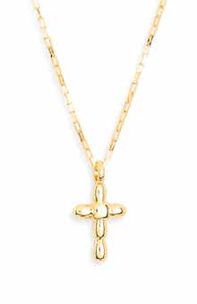 NORDSTROM RACK Bubble Cross Pendant Necklace
