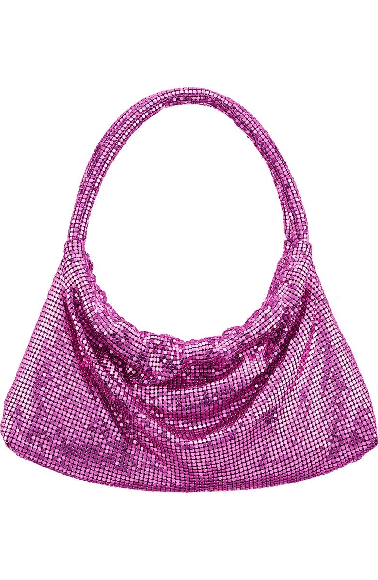 Nina Joyce Mesh Top Handle Bag, Main, color, Parfait Pink