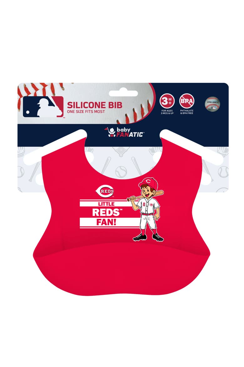 Cincinnati Reds - MLB Silicone Bib, Alternate, color, Multicolor