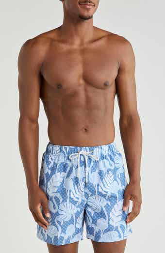 Flamingo Print Volley Swim Trunks
