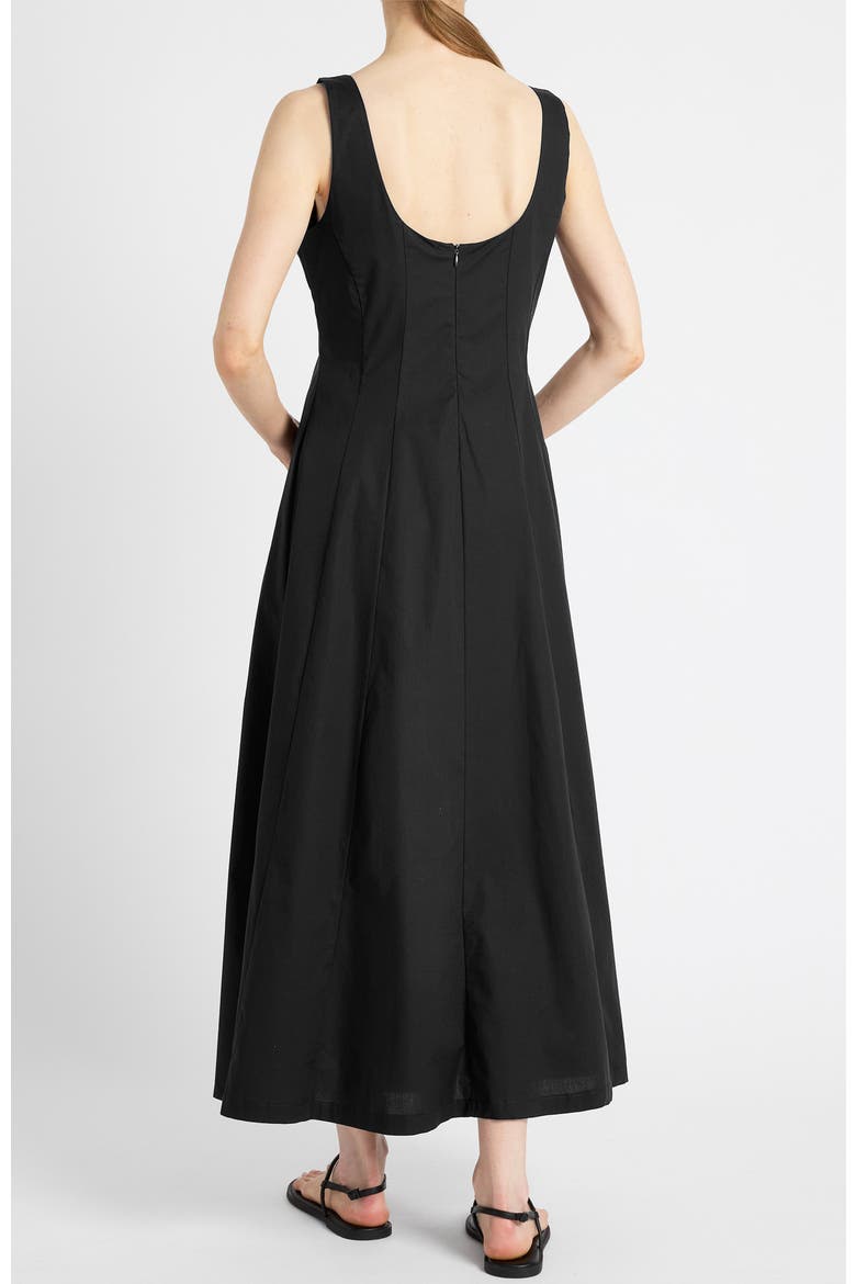 Pagina Sleeveless Maxi Dress, Alternate, color, Black