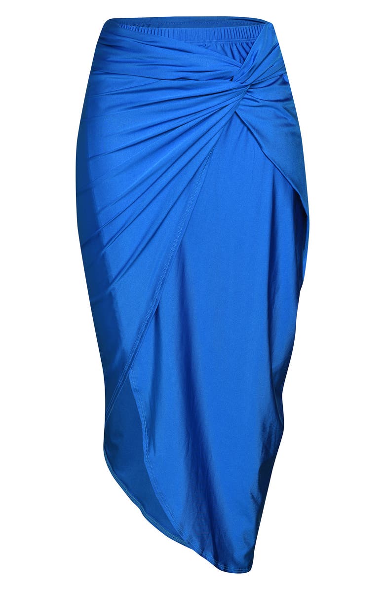 Sunshine 79 Solids Convertible Faux Wrap, Alternate, color, Pacific Blue