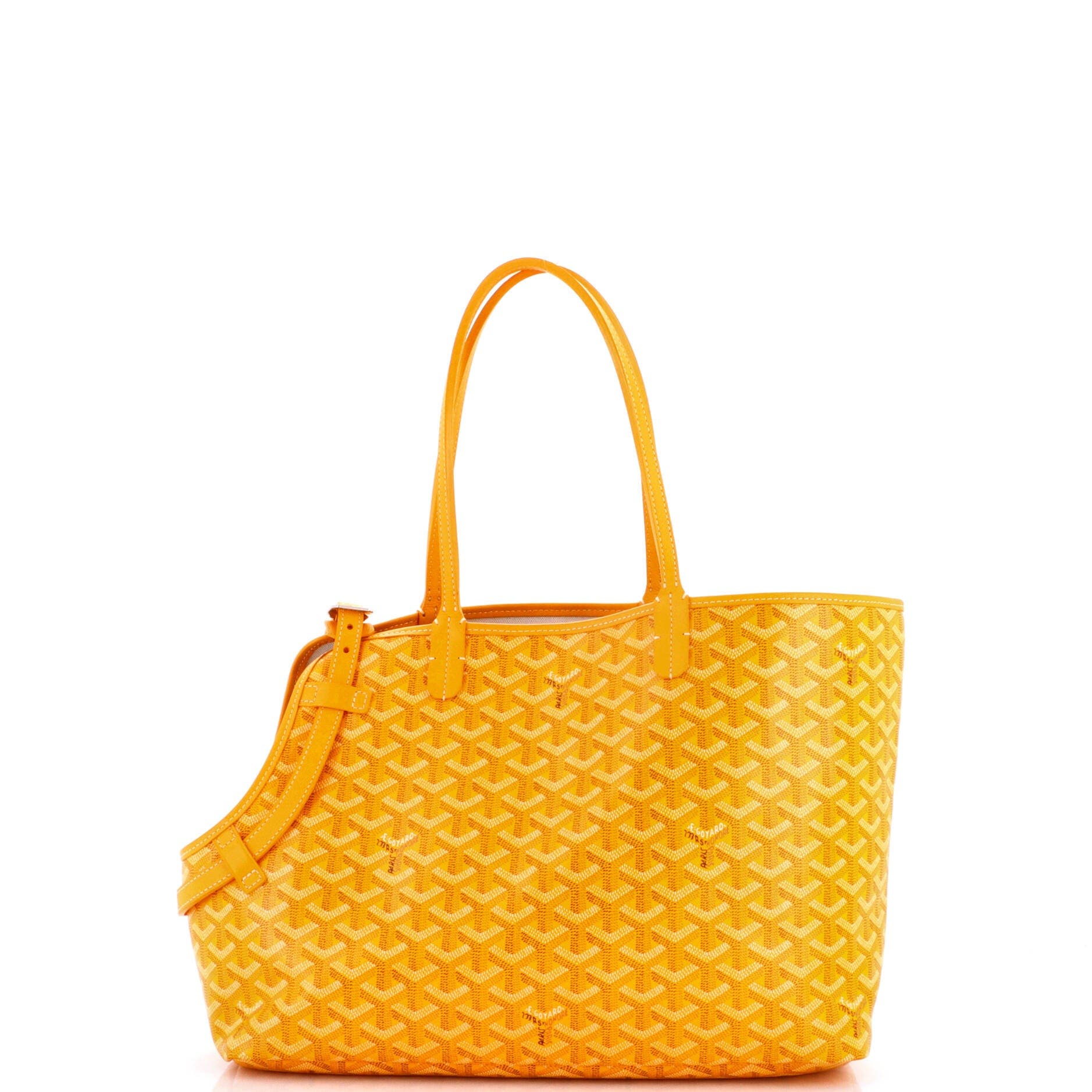 Chien Gris Pet Carrier Tote Coated Canvas, Alternate, color, Yellow