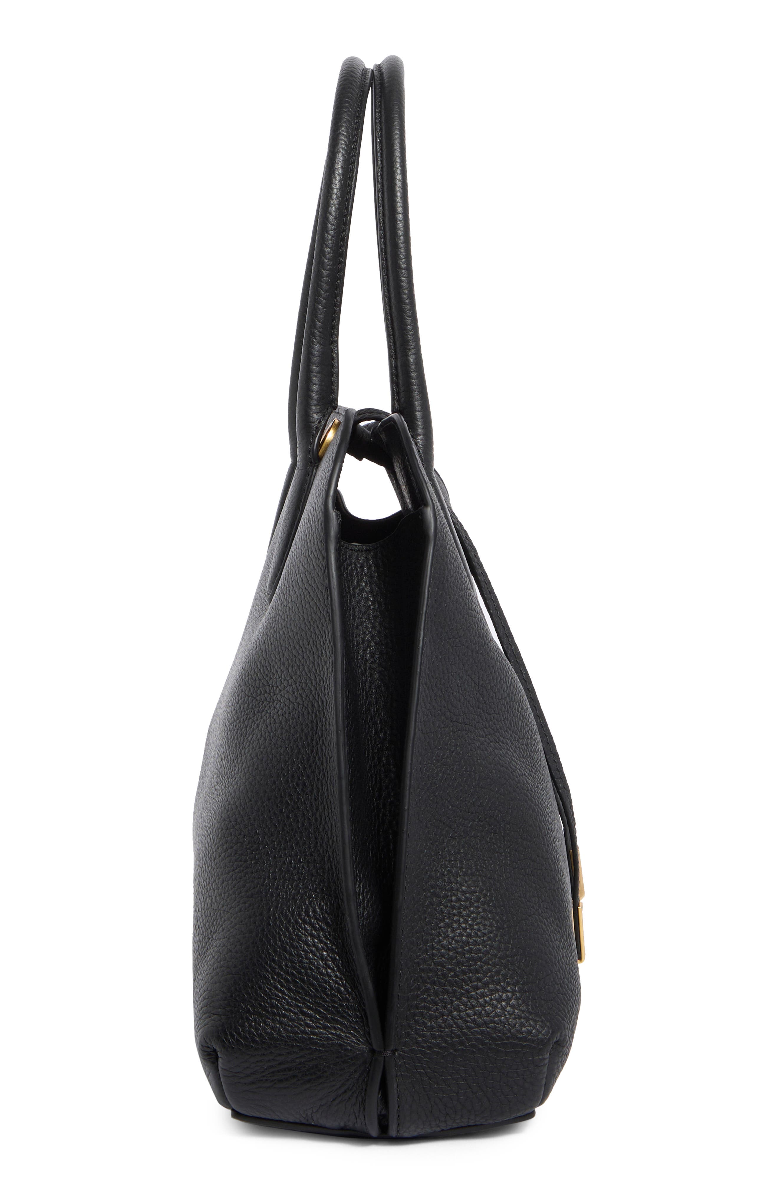 Vince Donna Medium Satchel, Alternate, color, Black