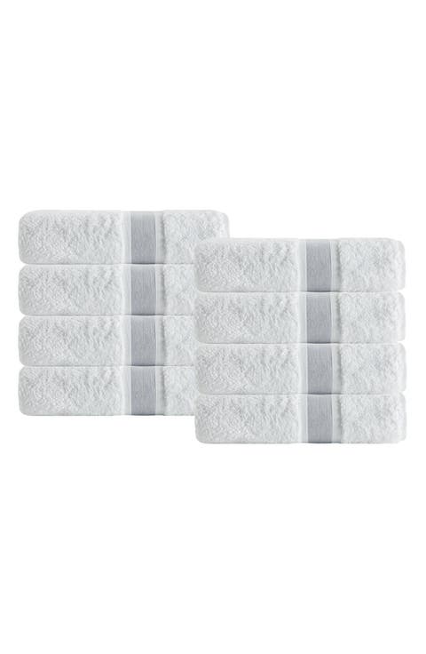 Set of 8 Turkish Cotton Wash Cloths