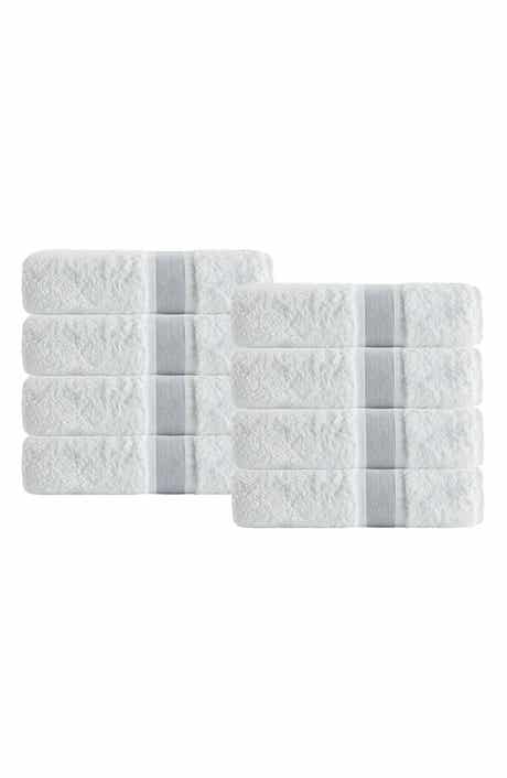 Set of 8 Turkish Cotton Wash Cloths