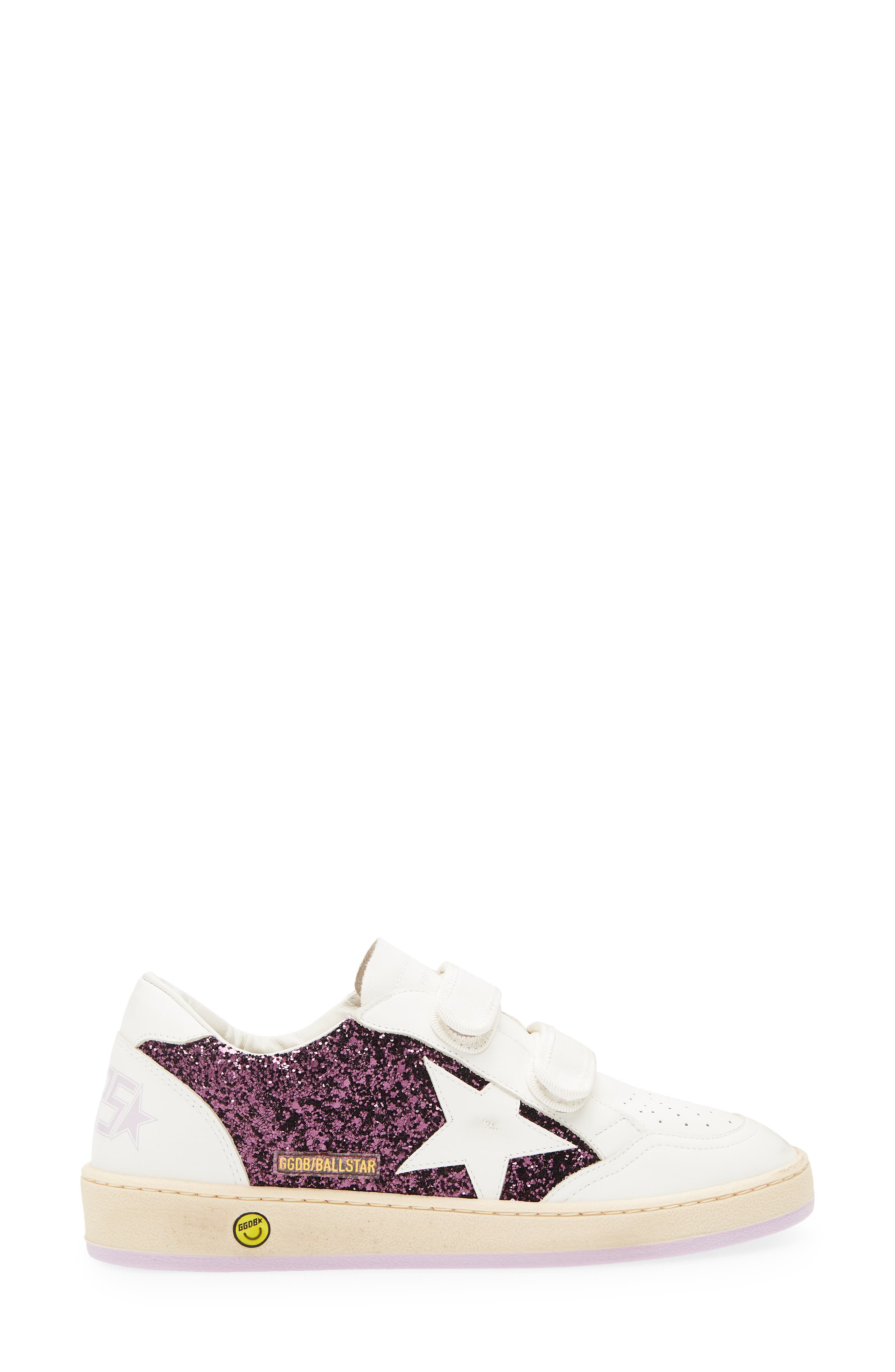 Golden Goose Kids' Ball Star Sneaker, Alternate, color, Purple/ White