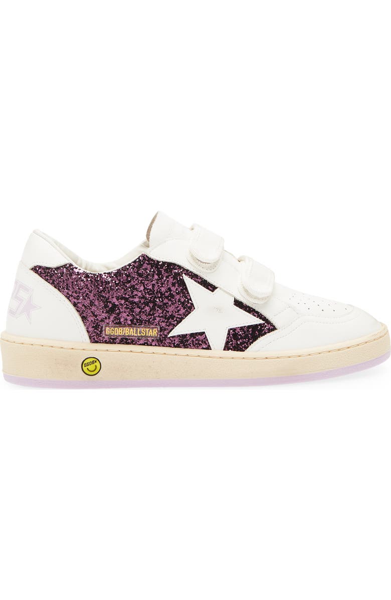 Golden Goose Kids' Ball Star Sneaker, Alternate, color, Purple/ White