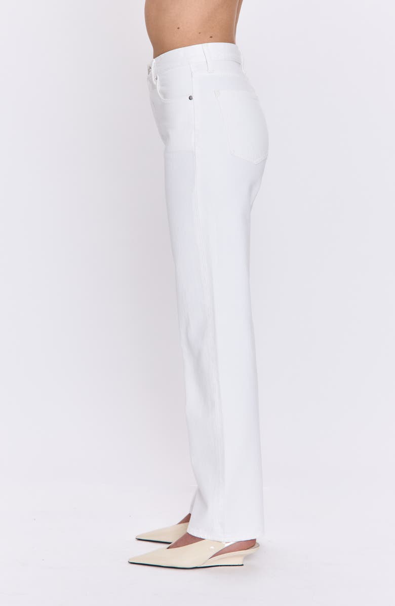 Pistola Cassie High Rise Straight Leg Jeans, Alternate, color, Paper White