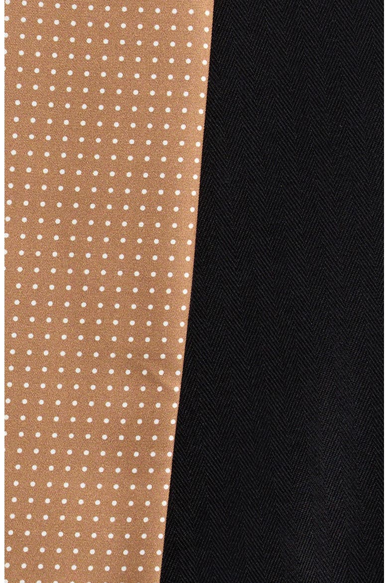 Reversible Cashmere & Silk Scarf, Alternate, color, BLACK/ CAMEL