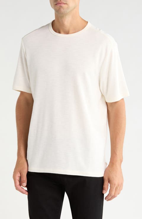 Sand Wave Slub Cotton Blend T-Shirt