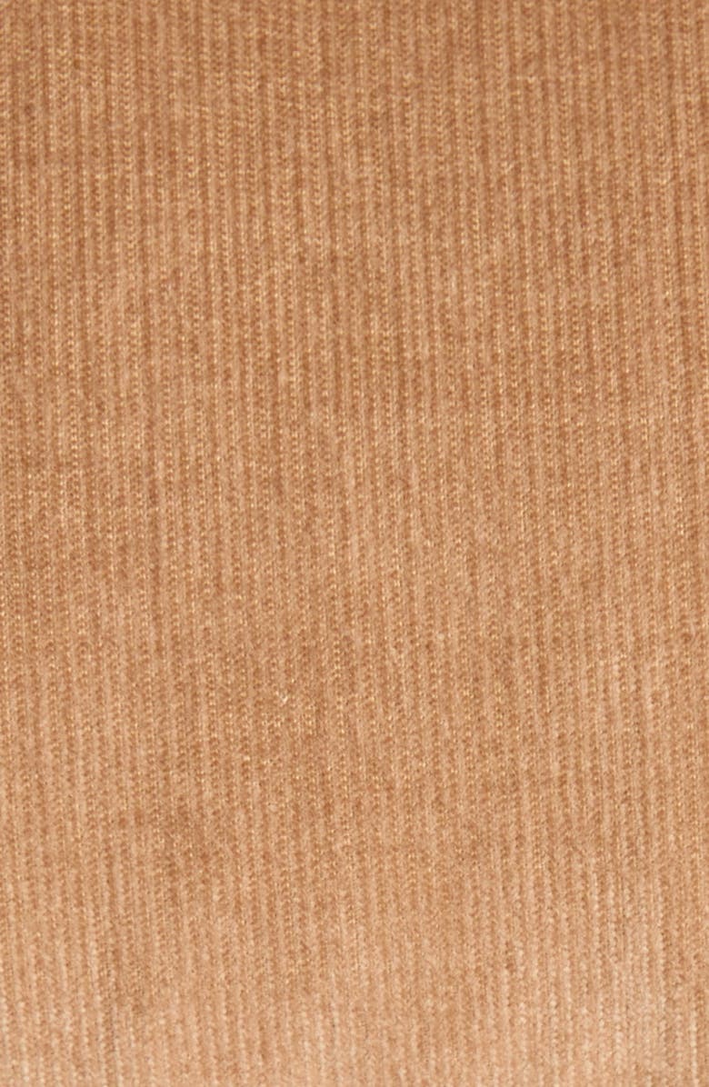 Moncler Essarts Down Corduroy Puffer Jacket, Alternate, color, Camel