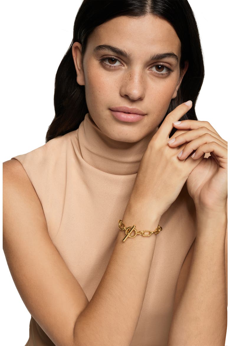 DY Madison® Toggle Chain Bracelet in 18K Yellow Gold, Alternate, color, 18K GOLD
