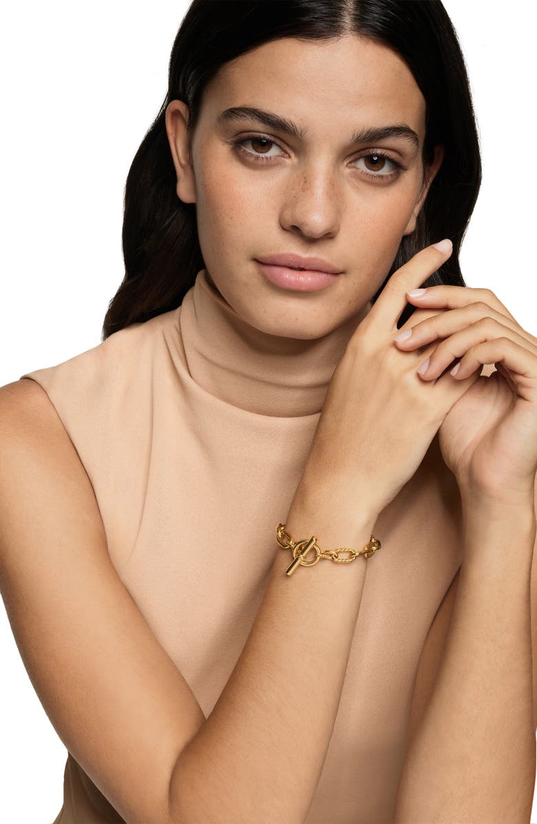 David Yurman DY Madison<sup>®</sup> Toggle Chain Bracelet in 18K Yellow Gold, Alternate, color, 18K Gold