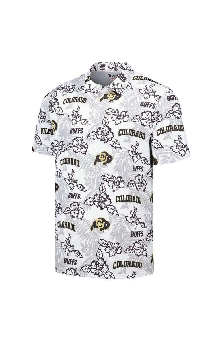 Reyn Spooner Men's Reyn Spooner White Colorado Buffaloes Performance Polo, Alternate, color, White