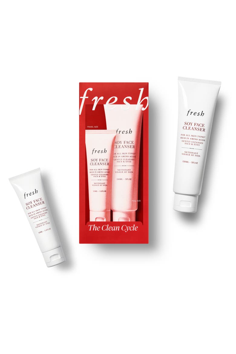 The Clean Cycle Soy Face Cleanser Set, Alternate, color, NO COLOR