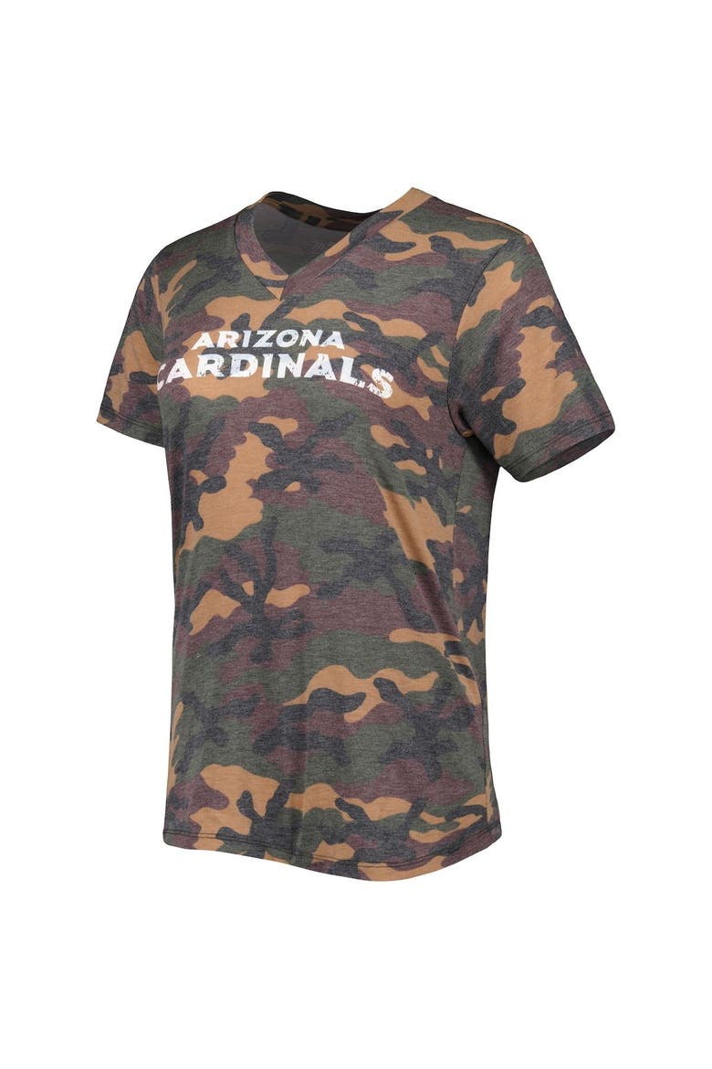 Women's Majestic Threads Kyler Murray Camo Arizona Cardinals Name & Number V-Neck Tri-Blend T-Shirt, Alternate, color, Camo
