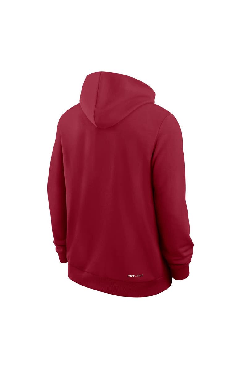 Nike Men's Nike Crimson Washington State Cougars 2025 Sideline Performance Pullover Hoodie, Alternate, color, Crimson