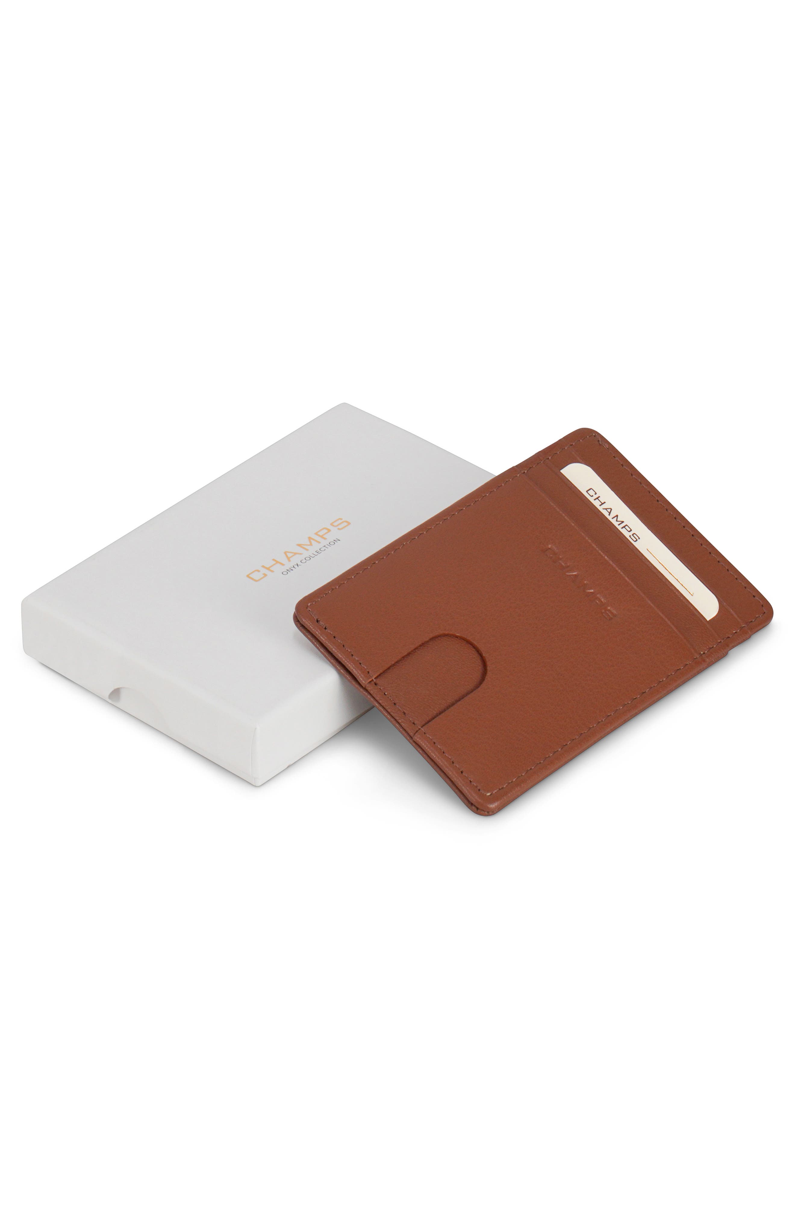 CHAMPS Leather Access RFID Card Case | Nordstromrack
