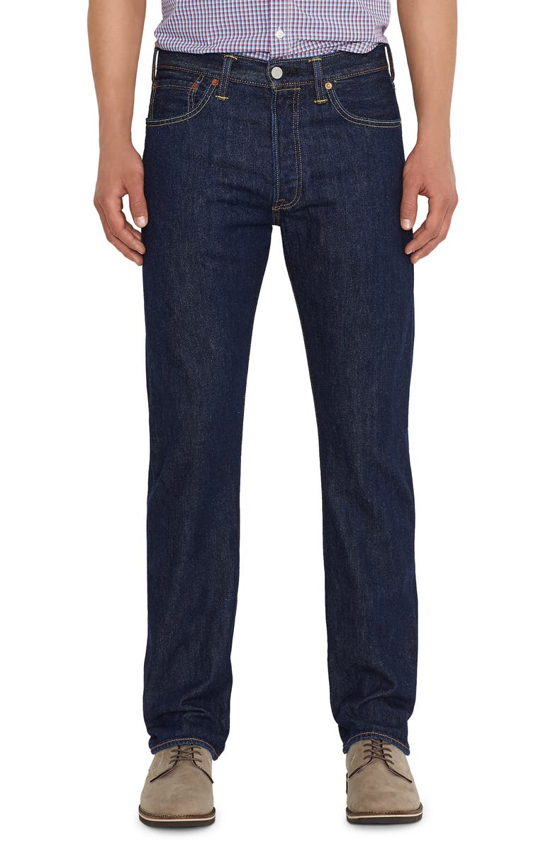 Levi's<sup>®</sup> Premium 501<sup>®</sup> Original Straight Leg Jeans, Main, color, One Wash