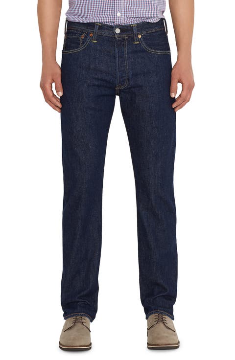 Premium 501® Original Straight Leg Jeans (One Wash)