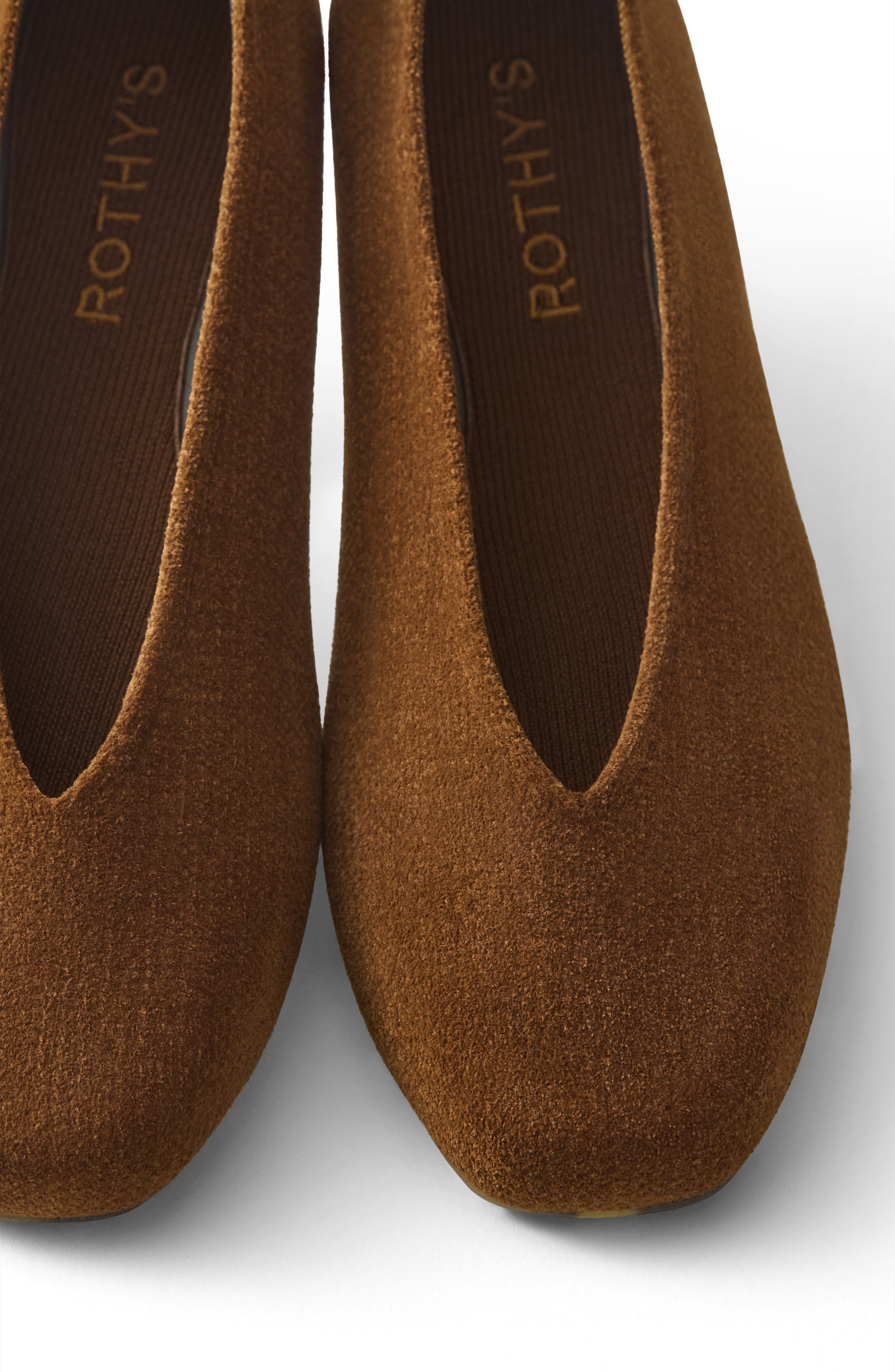 The ReVelvet Max Square Toe Ballet Flat, Alternate, color, REVELVET RUSSET