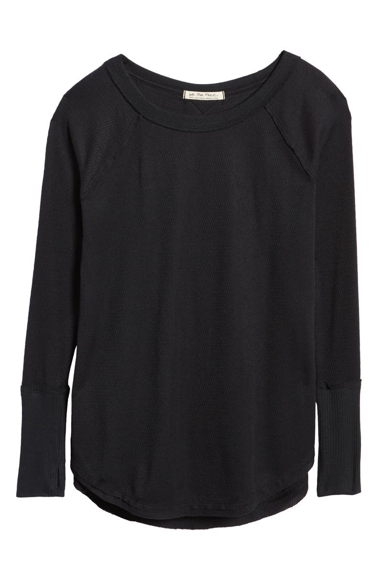 Free People Snowy Thermal Shirt, Alternate, color,