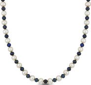 DELMAR Men's 5–7.5mm Multicolor Freshwater Pearl Necklace